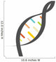 DNA Test Wall Decal