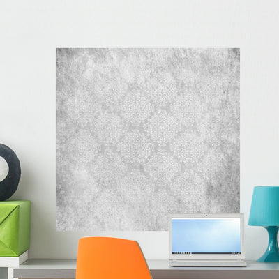 Retro Wall Decal Design 2 shown on a wall