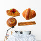 Fruit-cake Croissant Danish Bread Wall Stickers