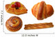 Fruit-cake Croissant Danish Bread Wall Stickers