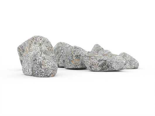 Granite rocks isolated on white background Wall Decal