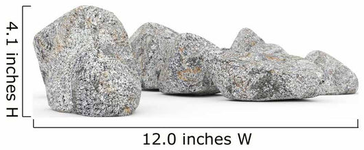 Granite rocks isolated on white background Wall Decal