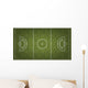 Women's Lacrosse Playing Field Wall Decal