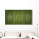Women's Lacrosse Playing Field Wall Decal