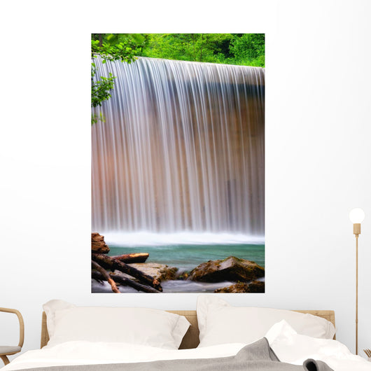 waterfall with soft water Wall Mural