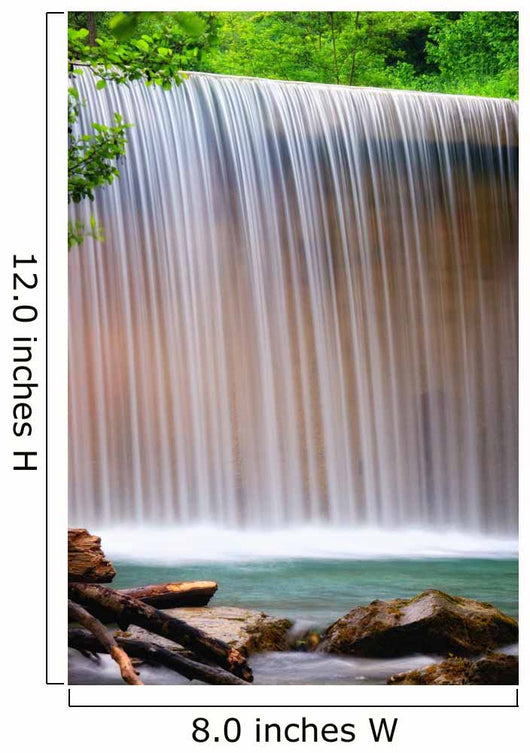 waterfall with soft water Wall Mural