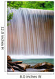 waterfall with soft water Wall Mural