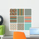 Seamless Retro Geometric Hipster Wall Decal