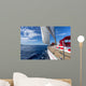 Sailing yacht in blue sea 