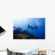 Diver with Camera Deep Wall Decal