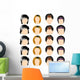 hair style Wall Mural