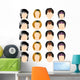 hair style Wall Mural