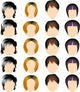 hair style Wall Mural
