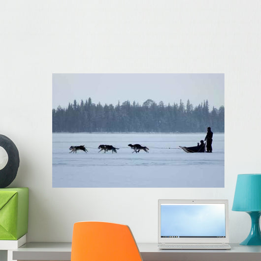 Husky Ride Wall Decal