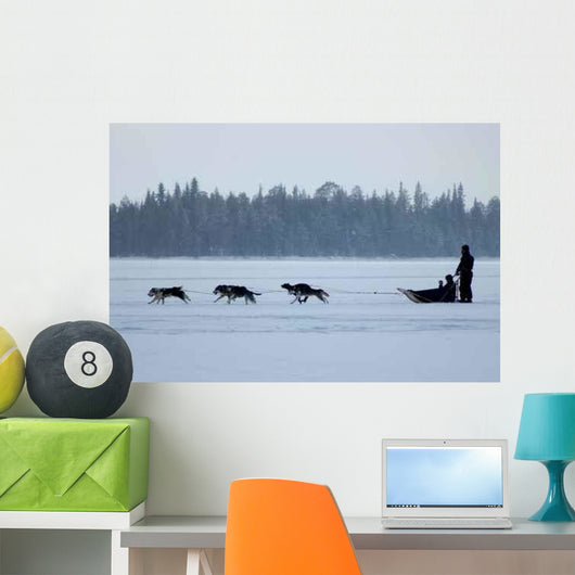 Husky Ride Wall Decal