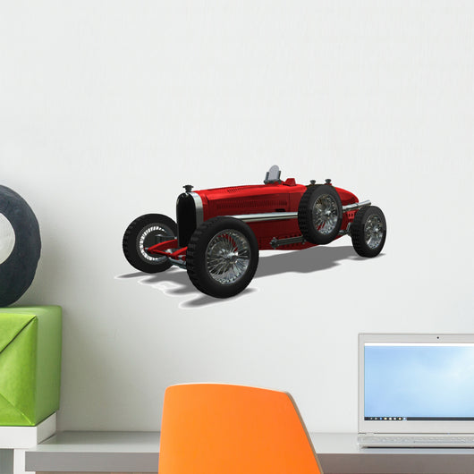 Automobile retro Wall Decal