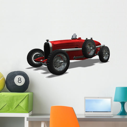 Automobile retro Wall Decal