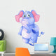 A Young Blue Elephant Wall Decal