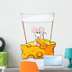 Rat Sitting above Cheese Wall Decal