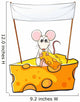 Rat Sitting above Cheese Wall Decal