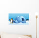 A Penguin beside the Igloo Wall Mural
