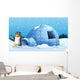 A Penguin beside the Igloo Wall Mural