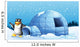 A Penguin beside the Igloo Wall Mural