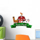 Farm Animals, a Barnhouse and a Signboard 