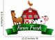 Farm Animals, a Barnhouse and a Signboard 