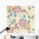 Seamless Pattern with Deer Wall Decal