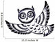 Silhouette Flying Owl Wall Decal