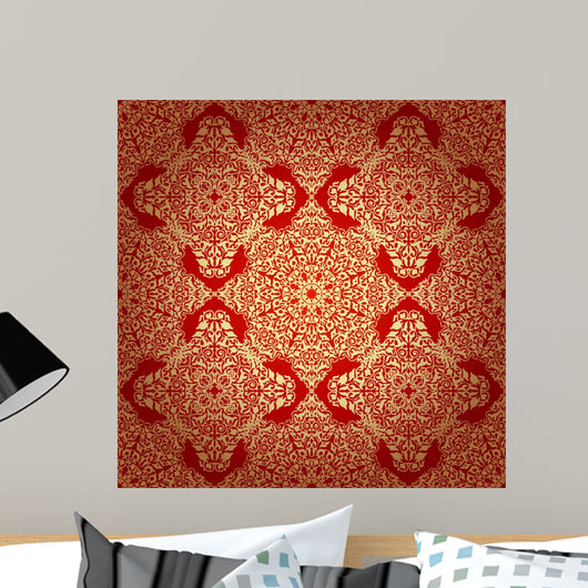 Seamless Pattern in Mosaic Ethnic Style. 