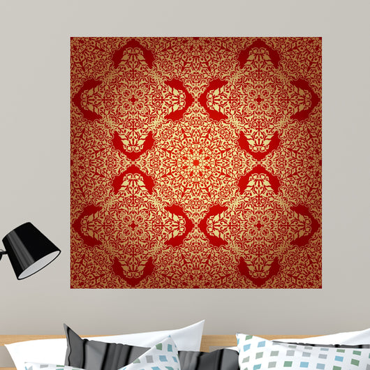 Seamless Pattern in Mosaic Ethnic Style. 