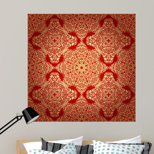 Seamless Pattern in Mosaic Ethnic Style. 