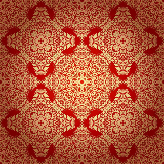 Seamless Pattern in Mosaic Ethnic Style. 