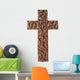 wood cross Wall Decal