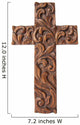wood cross Wall Decal