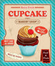 Vintage cupcake poster design 
