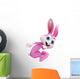 Happy bunny with jumping 