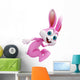 Happy bunny with jumping 