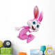 Happy bunny with jumping 