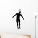 Poses of Soccer Players Silhouettes in Head Strike Position Wall Decal