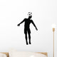 Poses of Soccer Players Silhouettes in Head Strike Position Wall Decal