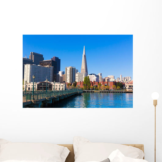 San Francisco downtown from pier 7 California Wall Mural