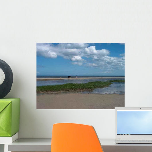 Green Beach Wall Decal