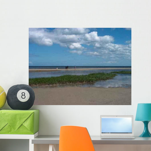 Green Beach Wall Decal