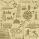 Italy Travel Vintage Poster Wall Decal