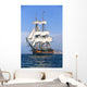 HMS Surprise Sailing Ship at Sea under full sail Wall Mural