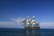 Sailing Ship at Sea under full sail Wall Mural