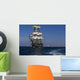 Tall Sailing Ship at Sea Wall Mural